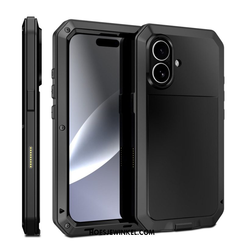 Case Hoesje iPhone 17 Telefoonhoesje Met Gehard Glazen Schermbeschermer