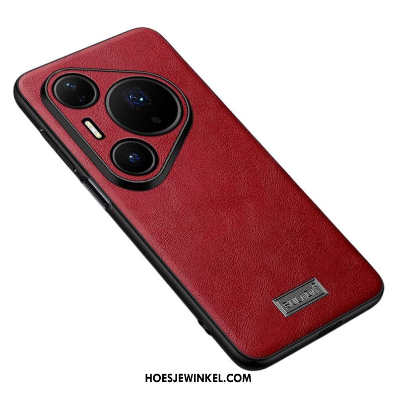 Cover Hoesje Huawei Pura 80 Pro Telefoonhoesje Sulada Lederlook