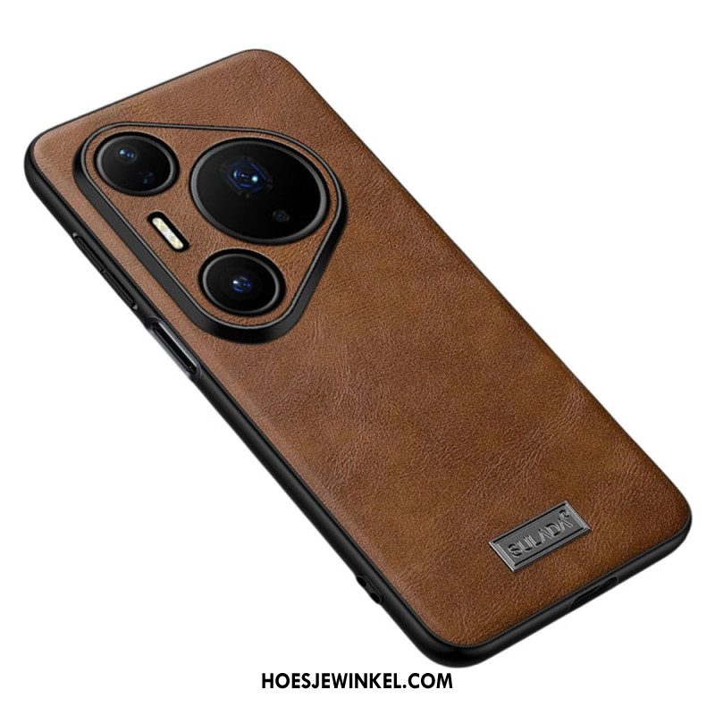 Cover Hoesje Huawei Pura 80 Pro Telefoonhoesje Sulada Lederlook