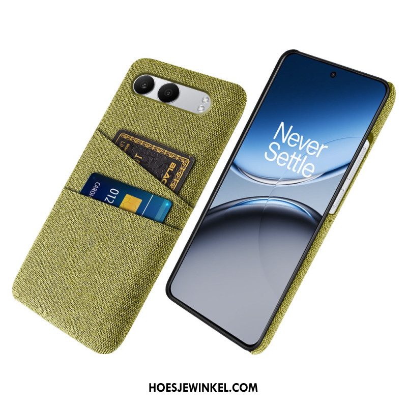 Cover Hoesje Oneplus Nord 4 Telefoonhoesje Stoffen Kaarthouder