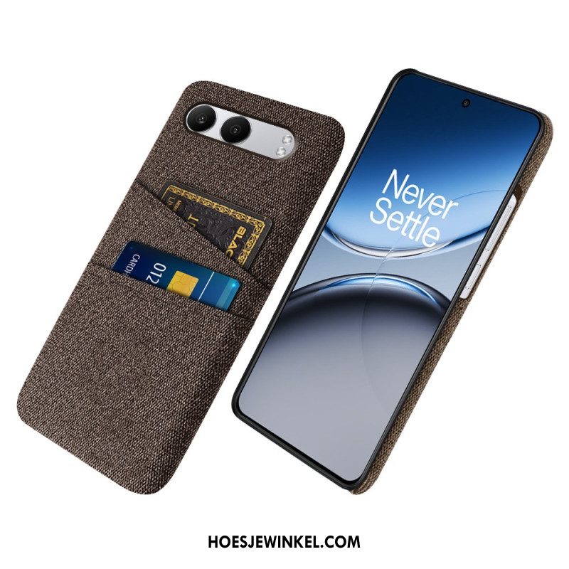Cover Hoesje Oneplus Nord 4 Telefoonhoesje Stoffen Kaarthouder