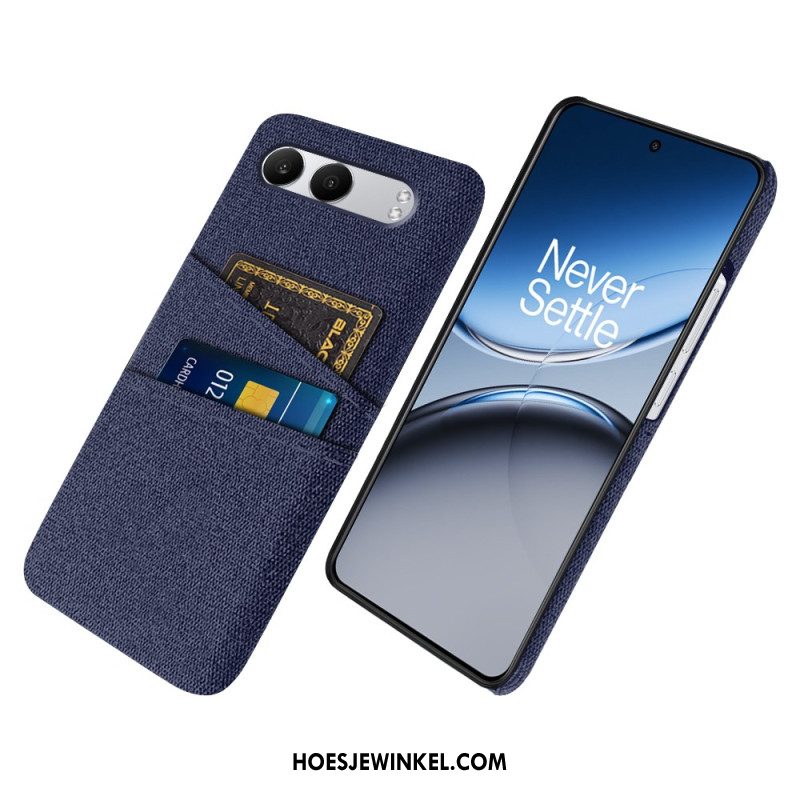 Cover Hoesje Oneplus Nord 4 Telefoonhoesje Stoffen Kaarthouder