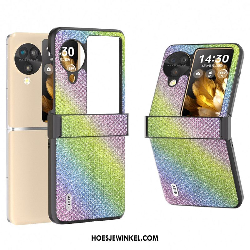 Cover Hoesje Oppo Find N3 Flip Telefoonhoesje Abeel Strasssteentjes