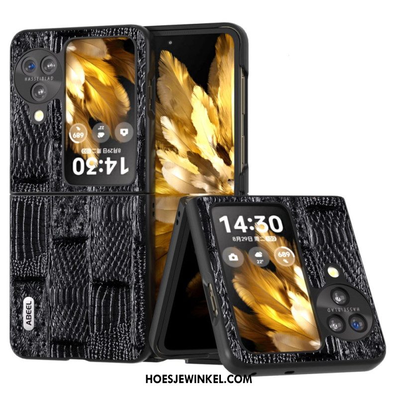 Cover Hoesje Oppo Find N3 Flip Telefoonhoesje Mahjong-textuur Abeel