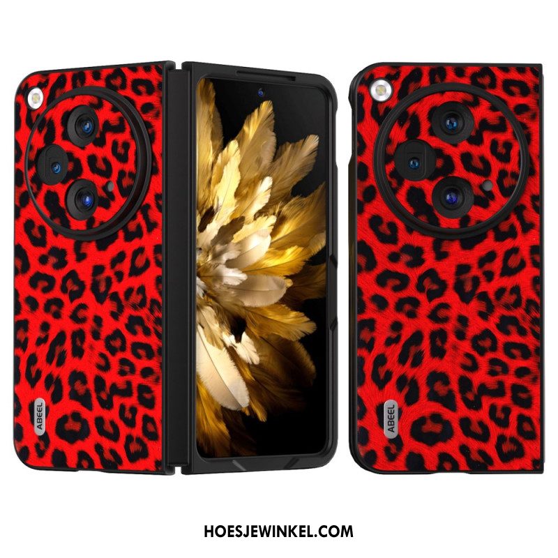 Cover Hoesje Oppo Find N3 Telefoonhoesje Abeel Luipaardprint
