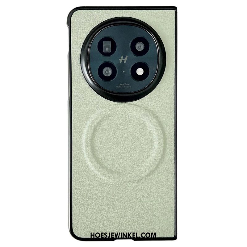 Cover Hoesje Oppo Find N5 Telefoonhoesje Magsafe Compatibel Met Leerlook