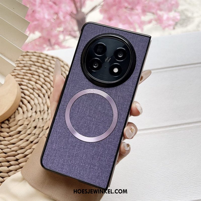 Cover Hoesje Oppo Find N5 Telefoonhoesje Magsafe-compatibele Stof