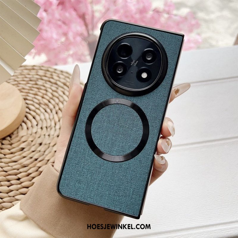 Cover Hoesje Oppo Find N5 Telefoonhoesje Magsafe-compatibele Stof