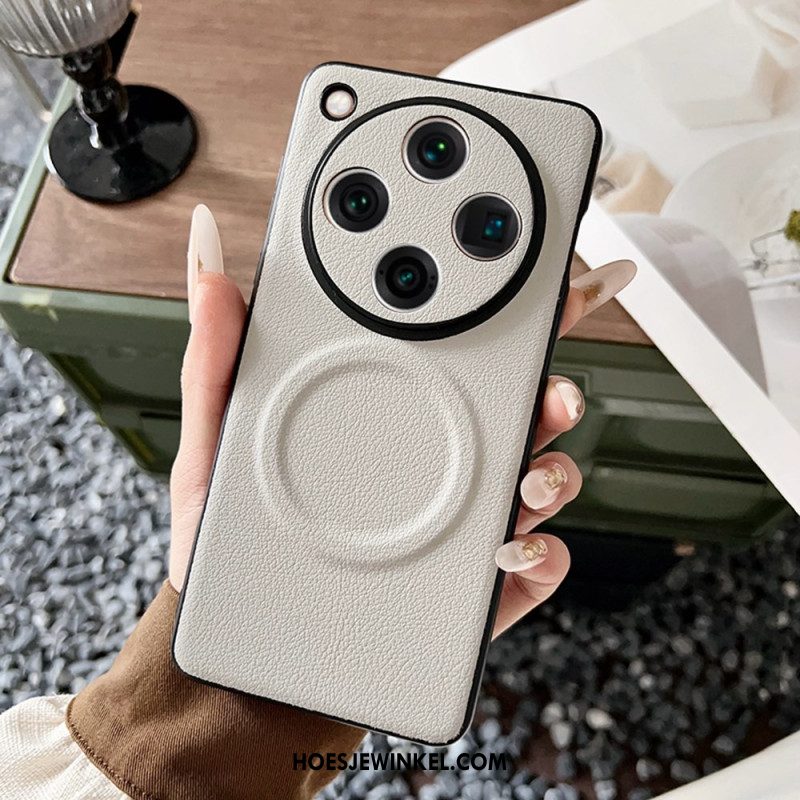 Cover Hoesje Oppo Find X8 Pro Telefoonhoesje Magsafe-compatibel Leerlook