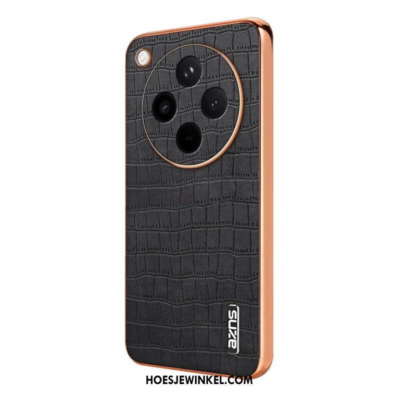 Cover Hoesje Oppo Find X8 Telefoonhoesje Azns Krokodillenstijl