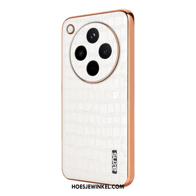 Cover Hoesje Oppo Find X8 Telefoonhoesje Azns Krokodillenstijl