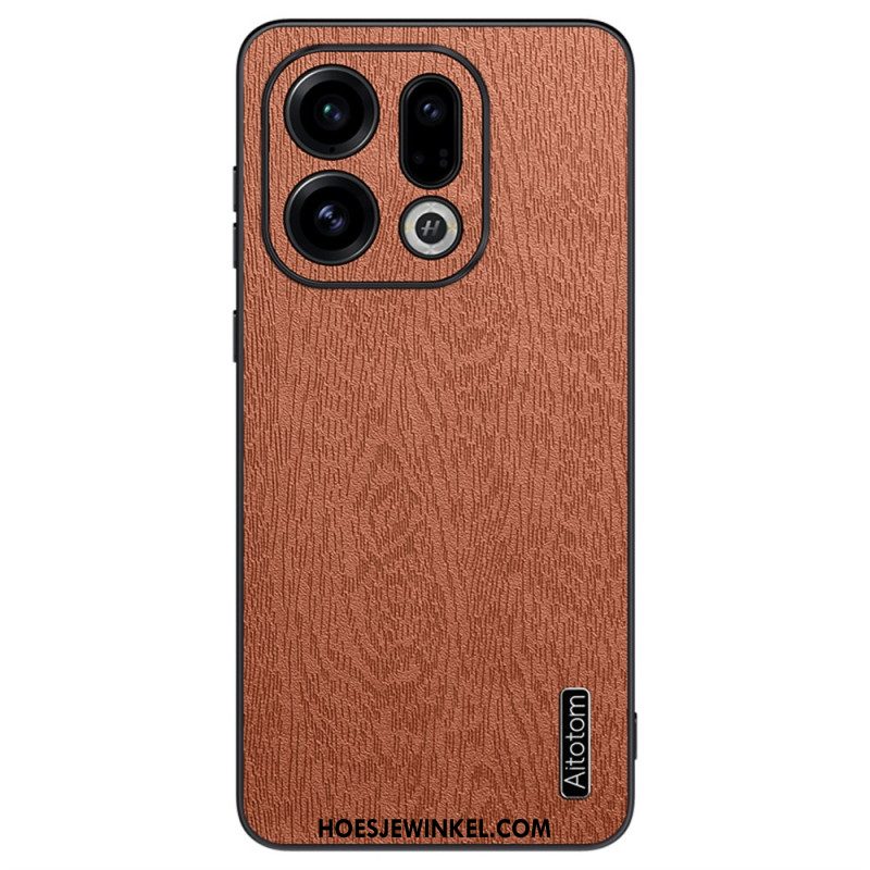 Cover Hoesje Oppo Find X9 5g Telefoonhoesje Houtstructuur