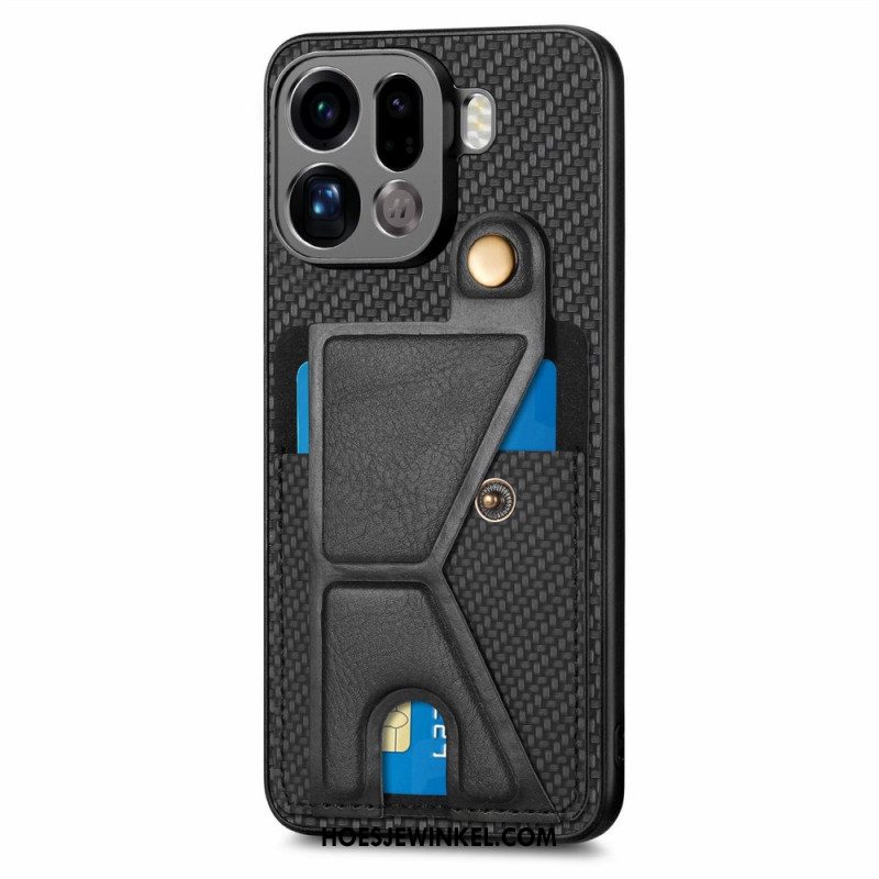 Cover Hoesje Oppo Find X9 Pro 5g Telefoonhoesje Kaarthouder En Standaard Design K