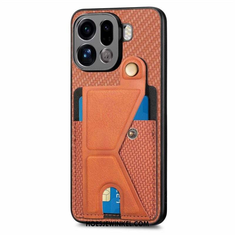 Cover Hoesje Oppo Find X9 Pro 5g Telefoonhoesje Kaarthouder En Standaard Design K