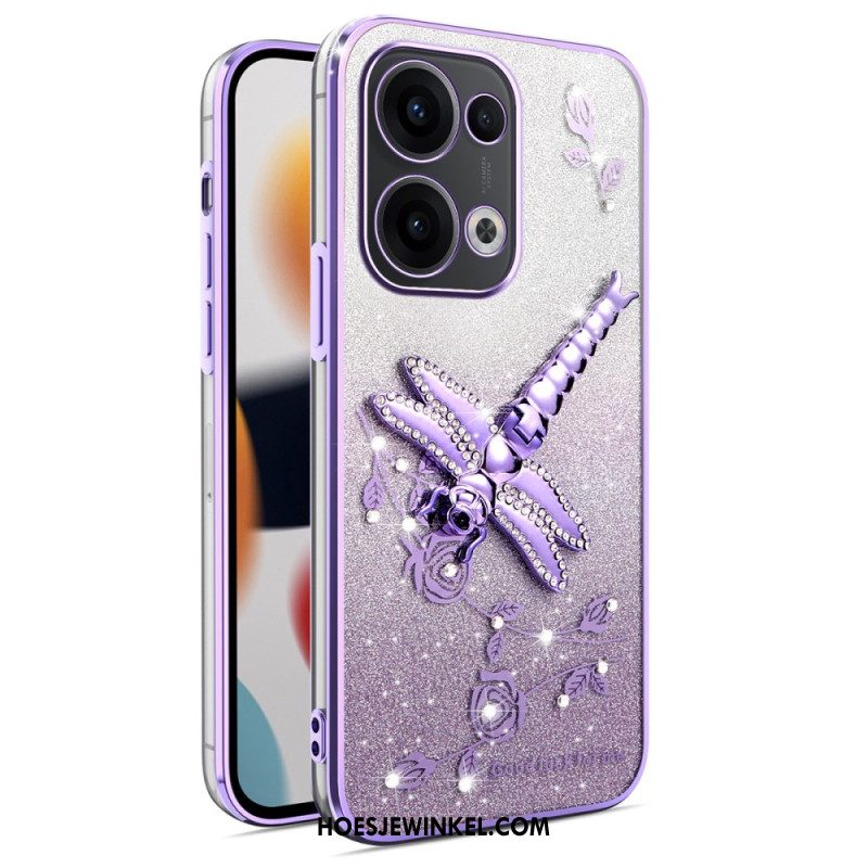 Cover Hoesje Oppo Reno 13 5g Telefoonhoesje Libellenbevestiging