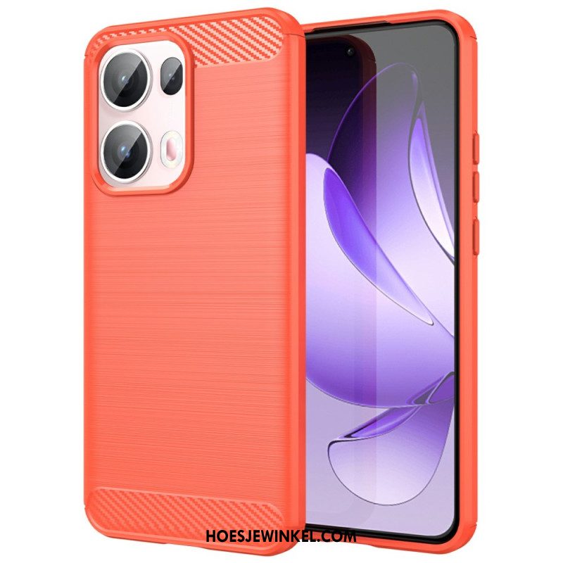 Cover Hoesje Oppo Reno 13 Pro 5g Telefoonhoesje Geborsteld Koolstofvezel