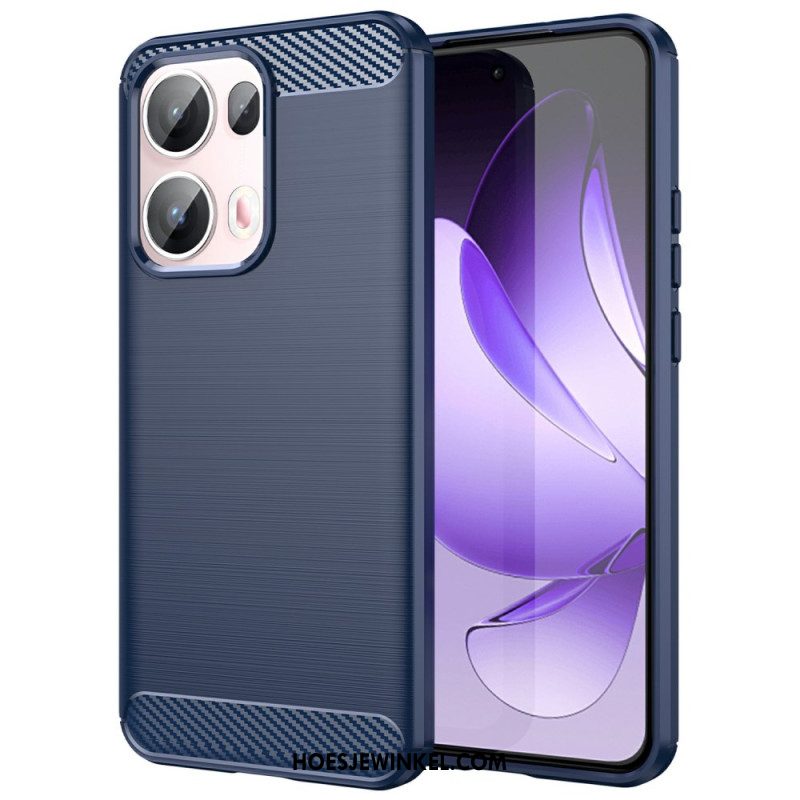 Cover Hoesje Oppo Reno 13 Pro 5g Telefoonhoesje Geborsteld Koolstofvezel