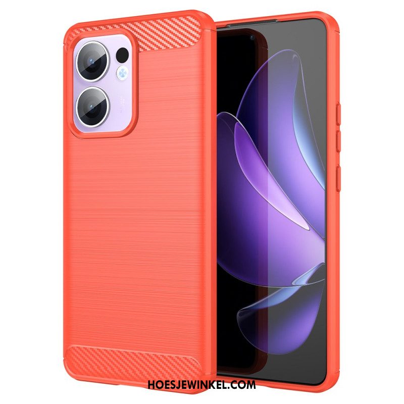 Cover Hoesje Oppo Reno 13f 4g / 5g / 13 Fs 5g Telefoonhoesje Geborsteld Koolstofvezel