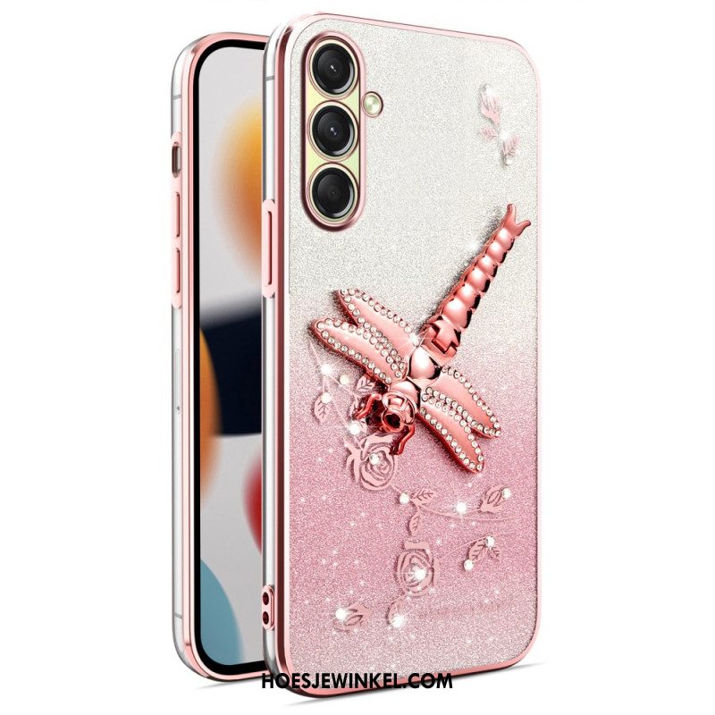 Cover Hoesje Samsung Galaxy A17 4g / 5g Telefoonhoesje Kadem Libellenhouder