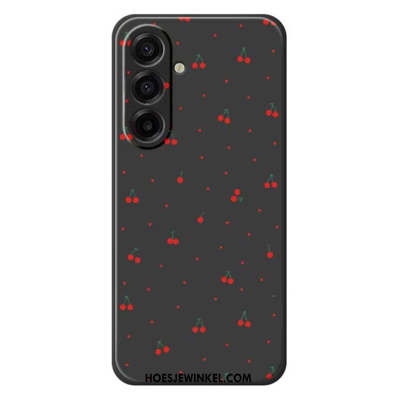 Cover Hoesje Samsung Galaxy A17 4g / 5g Telefoonhoesje Kersen