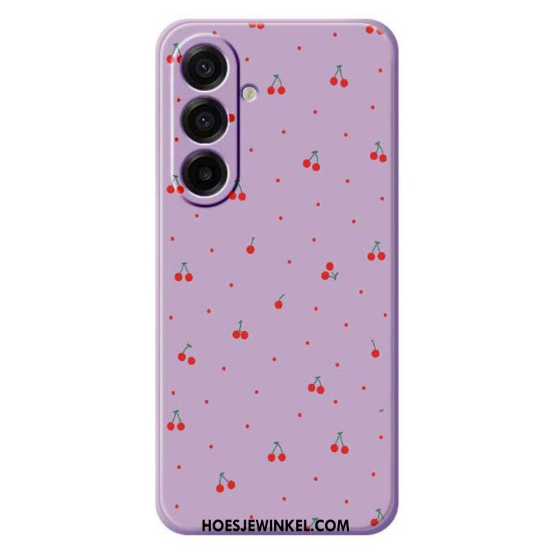 Cover Hoesje Samsung Galaxy A17 4g / 5g Telefoonhoesje Kersen