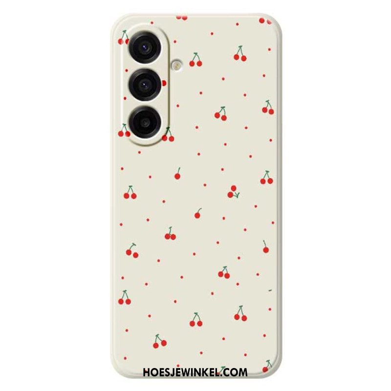 Cover Hoesje Samsung Galaxy A17 4g / 5g Telefoonhoesje Kersen