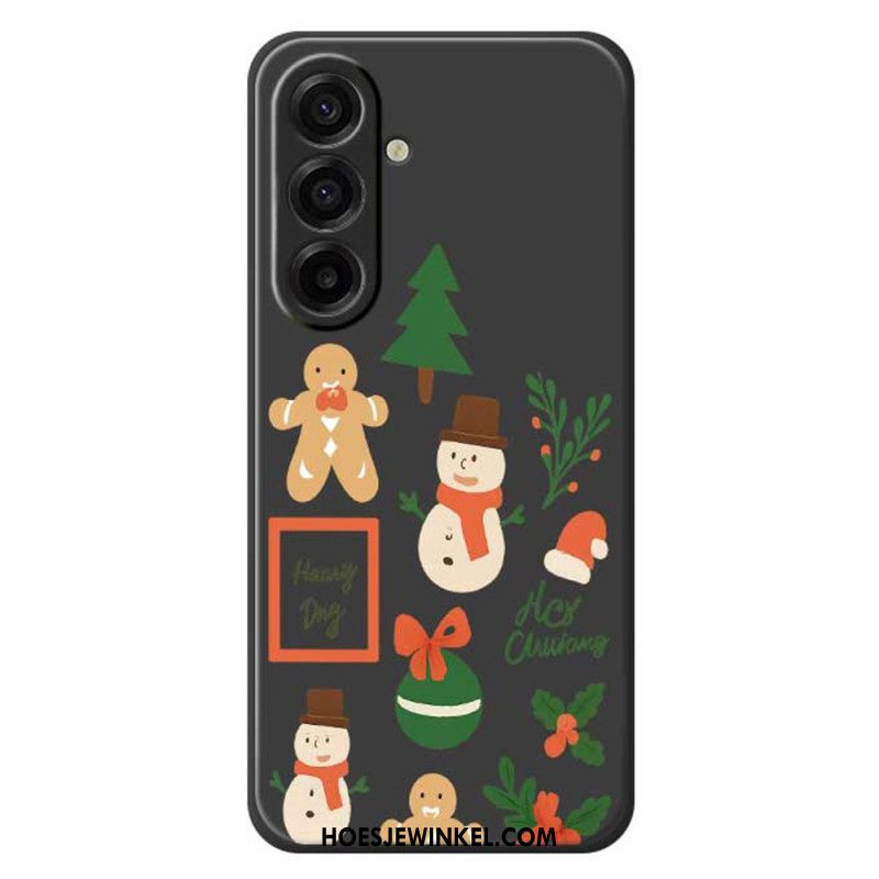 Cover Hoesje Samsung Galaxy A17 4g / 5g Telefoonhoesje Kerstmis