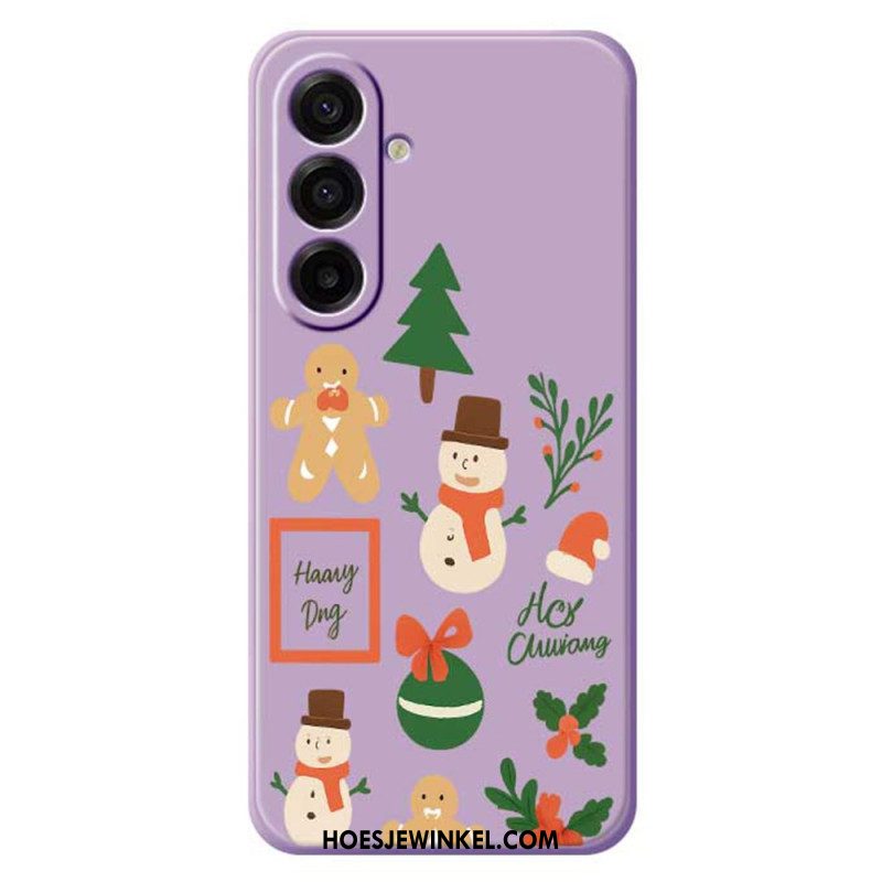 Cover Hoesje Samsung Galaxy A17 4g / 5g Telefoonhoesje Kerstmis