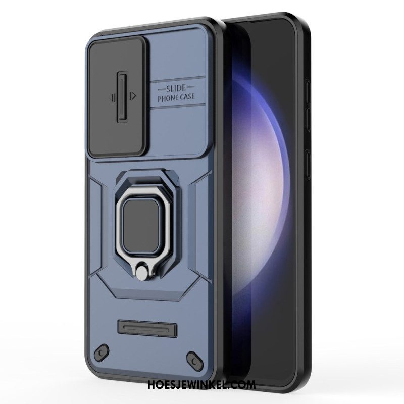 Cover Hoesje Samsung Galaxy S24 Fe Telefoonhoesje Duurzame Ring Met Camerabescherming