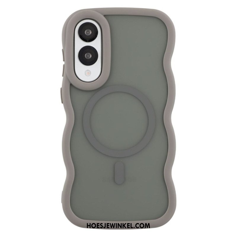 Cover Hoesje Samsung Galaxy S25 5g Edge Telefoonhoesje Magsafe-compatibel Ripple