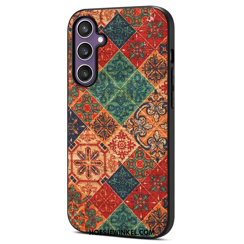 Cover Hoesje Samsung Galaxy S25 5g Telefoonhoesje Bloemenpatroon