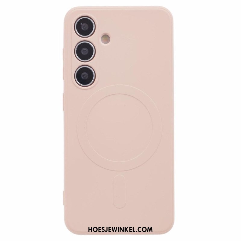 Cover Hoesje Samsung Galaxy S25 5g Telefoonhoesje Magsafe-compatibel Siliconen