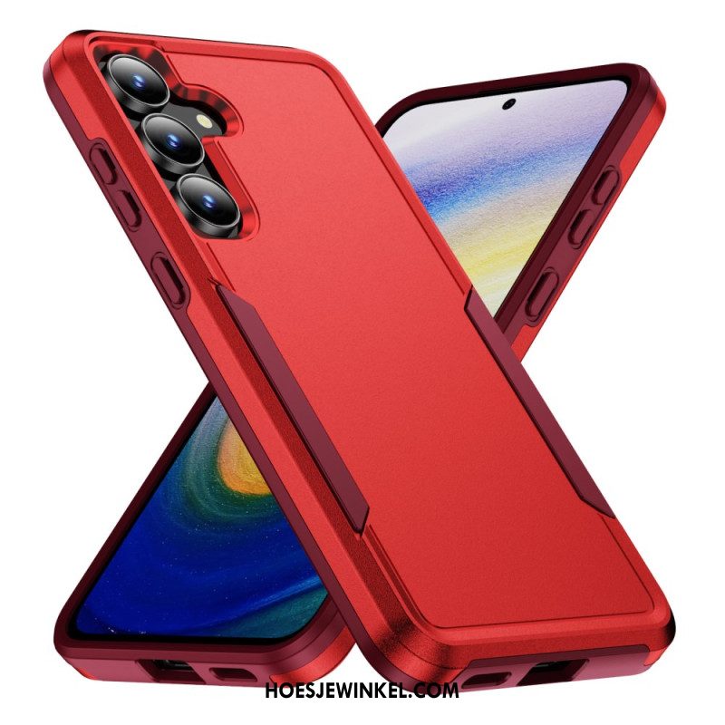 Cover Hoesje Samsung Galaxy S25 Fe Telefoonhoesje Metaaleffect