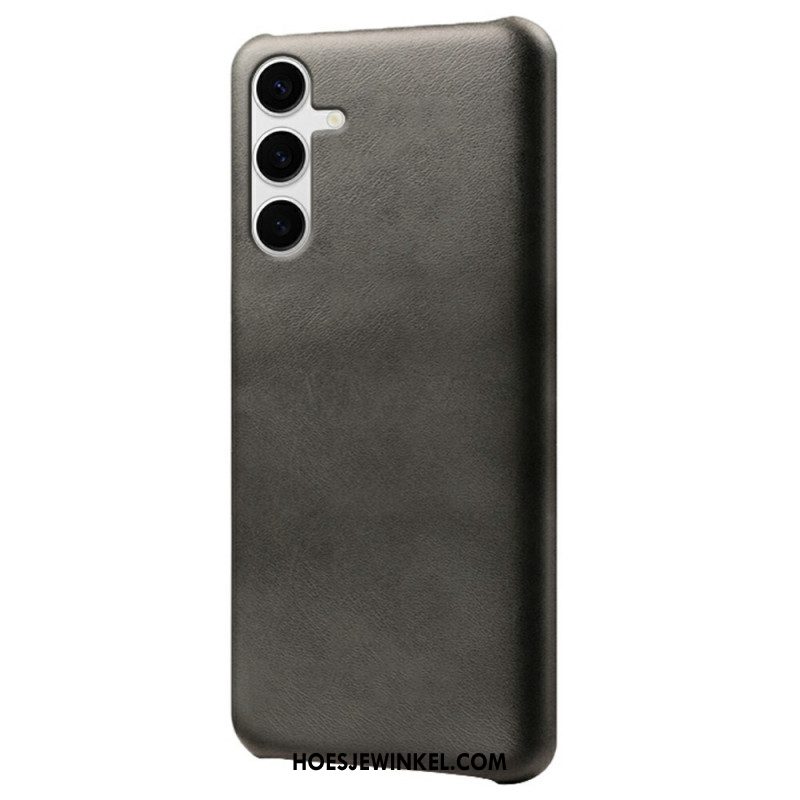 Cover Hoesje Samsung Galaxy S25 Plus 5g Telefoonhoesje Leer-effect