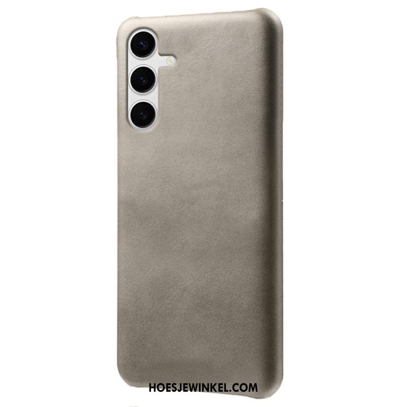 Cover Hoesje Samsung Galaxy S25 Plus 5g Telefoonhoesje Leer-effect