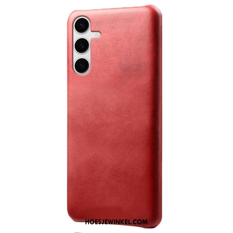 Cover Hoesje Samsung Galaxy S25 Plus 5g Telefoonhoesje Leer-effect