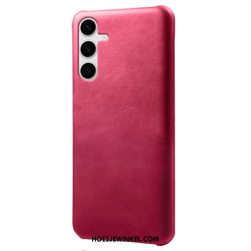 Cover Hoesje Samsung Galaxy S25 Plus 5g Telefoonhoesje Leer-effect