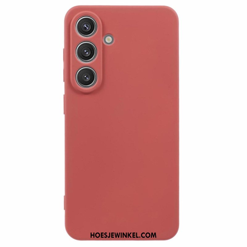 Cover Hoesje Samsung Galaxy S25 Plus 5g Telefoonhoesje Voering Van Siliconenvezel