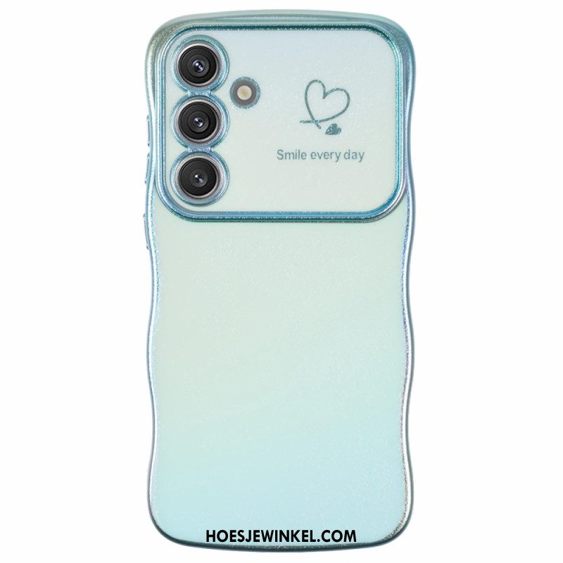 Cover Hoesje Samsung Galaxy S25 Plus 5g Telefoonhoesje Zijdeachtige Kleurovergang