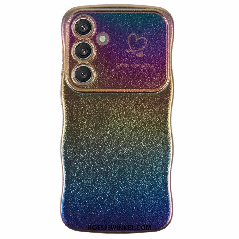 Cover Hoesje Samsung Galaxy S25 Plus 5g Telefoonhoesje Zijdeachtige Kleurovergang
