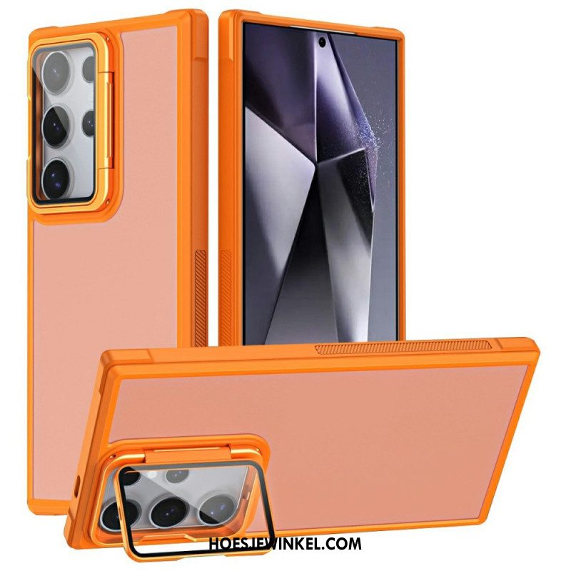 Cover Hoesje Samsung Galaxy S25 Ultra 5g Telefoonhoesje Lensbeschermer En Standaard