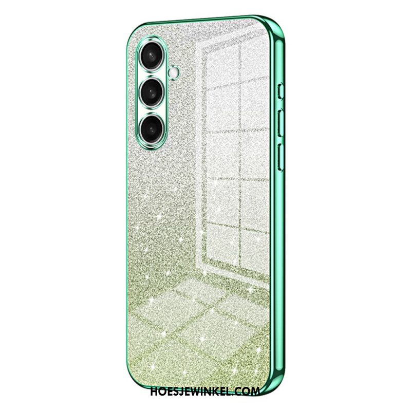 Cover Hoesje Samsung Galaxy S26 Plus Telefoonhoesje Gradiëntglitter