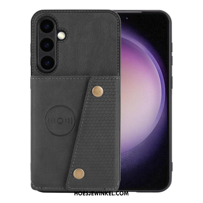 Cover Hoesje Samsung Galaxy S26 Telefoonhoesje Kaarthouder Met Lederlook