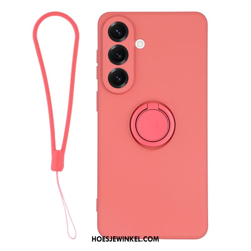 Cover Hoesje Samsung Galaxy S26 Telefoonhoesje Siliconen Bandje