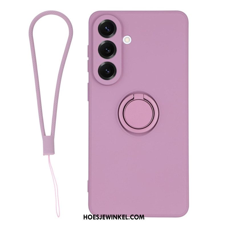 Cover Hoesje Samsung Galaxy S26 Telefoonhoesje Siliconen Bandje