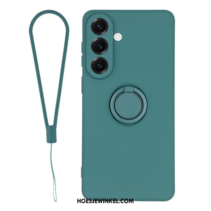 Cover Hoesje Samsung Galaxy S26 Telefoonhoesje Siliconen Bandje