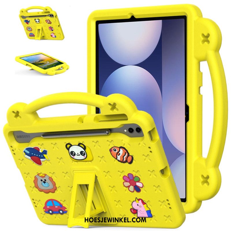 Cover Hoesje Samsung Galaxy Tab S10 Plus Telefoonhoesje Eva Met Cartoondieren