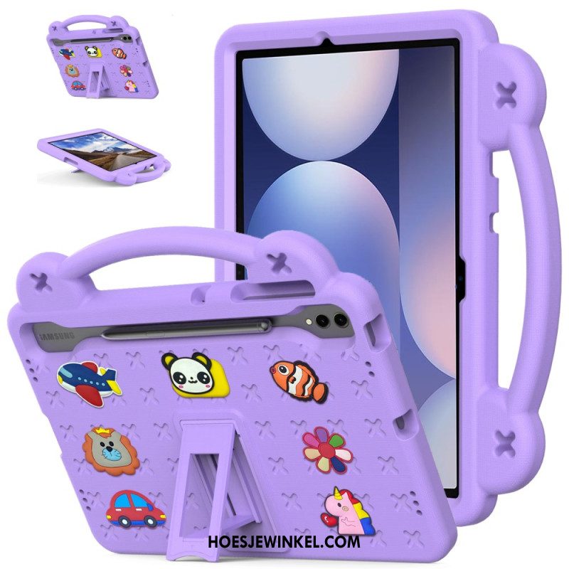 Cover Hoesje Samsung Galaxy Tab S10 Plus Telefoonhoesje Eva Met Cartoondieren