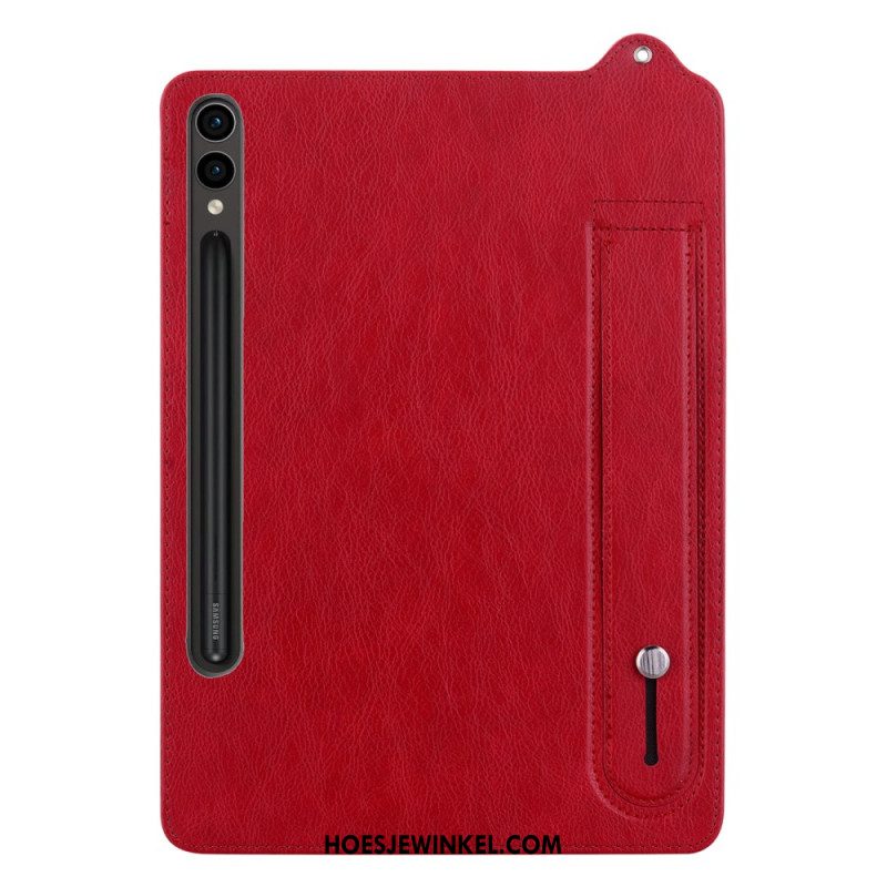 Cover Hoesje Samsung Galaxy Tab S11 Ultra Telefoonhoesje Lederlook Met Handmatige Bevestiging