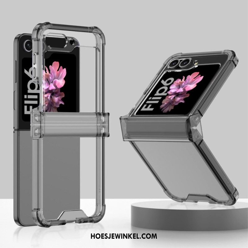 Cover Hoesje Samsung Galaxy Z Flip 7 Fe Telefoonhoesje Gkk-scharnier En Luchtkussen